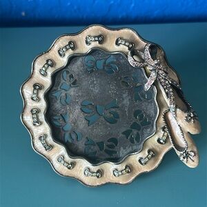 Jay Strongwater Jeweled Ballerina Shoes Picture Frame